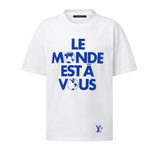 Intarsia "The World is Yours" T-shirt