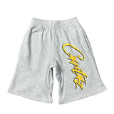 Island Yellow Script Shorts